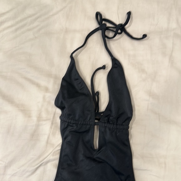 Wildfox Black Monokini Bathing Suit Small - Picture 2 of 6